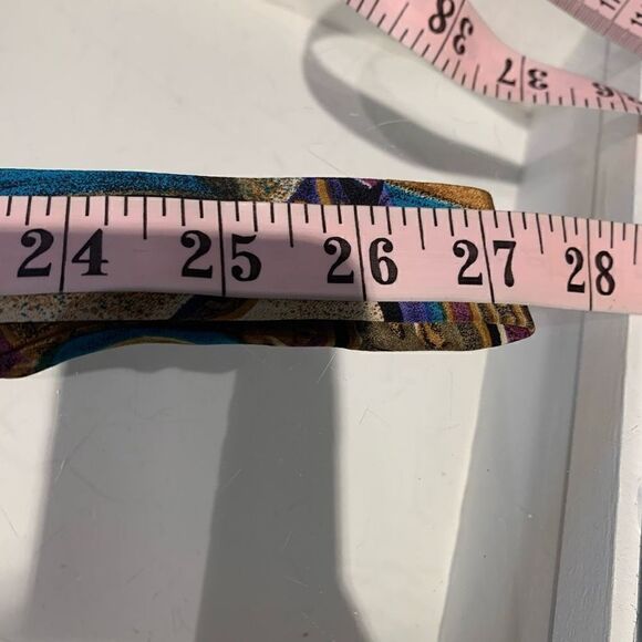 Pat‎ Argenti Vintage Silk Tie Cravatte Handmade Abstract Colorful 54” x 3-1/2” - Picture 7 of 8